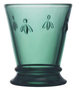 Vaso de agua "Abeille" Esmeralda, 26 cl